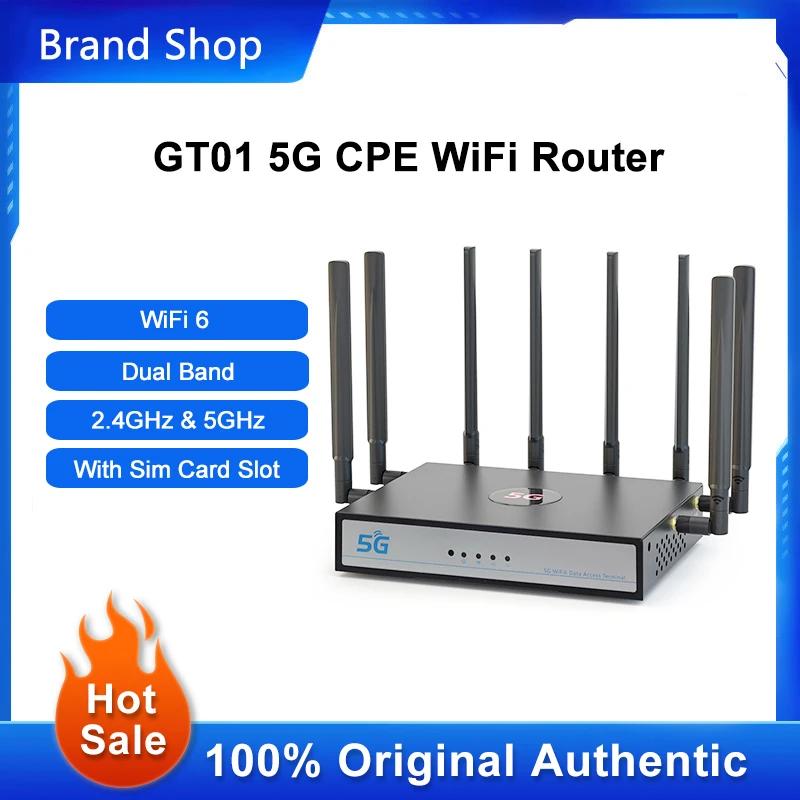   CPE , ܺ ȣ  Ʈũ , SIM ī  , GT01 5G, 1800Mbs WiFi 6 ޽ 